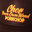 画像3: PORKCHOP/CHOP YOUR OWN WOOD CAP（BROWN）［メッシュキャップ-24春夏］