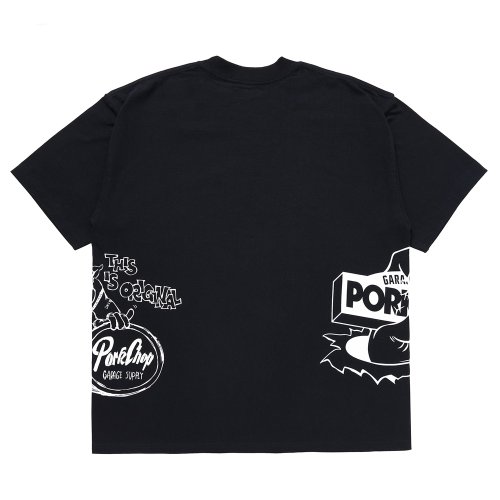 他の写真2: PORKCHOP/24 MULTI LOGOS TEE（BLACK）［プリントT-24春夏］