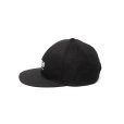 画像2: CALEE/CALEE LOGO EMBROIDERY TWILL CAP（BLACK/WHITE）［ツイルキャップ-24春夏］ (2)