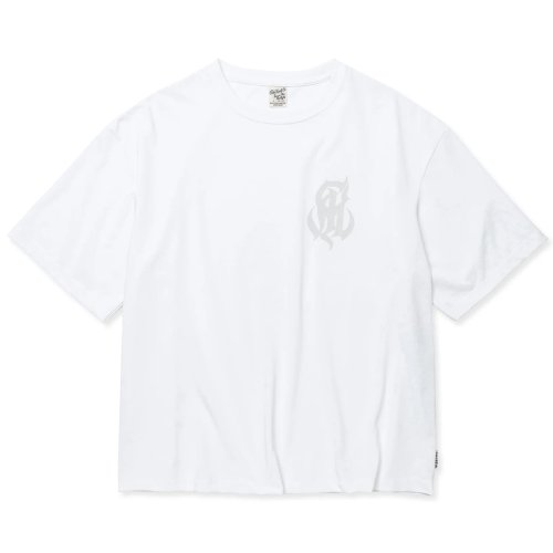 他の写真1: CALEE/MULTI FUNCTION DROP SHOULDER LOGO TEE（WHITE）［ドロップショルダープリントT-24春夏］