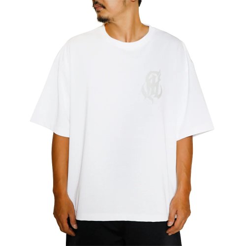 他の写真2: CALEE/MULTI FUNCTION DROP SHOULDER LOGO TEE（WHITE）［ドロップショルダープリントT-24春夏］