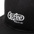 画像4: CALEE/CALEE LOGO EMBROIDERY TWILL CAP（BLACK/WHITE）［ツイルキャップ-24春夏］ (4)