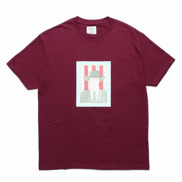 画像1: WACKO MARIA/世界平和プロジェクト / T-SHIRT（BURGUNDY）［プリントT-24春夏］