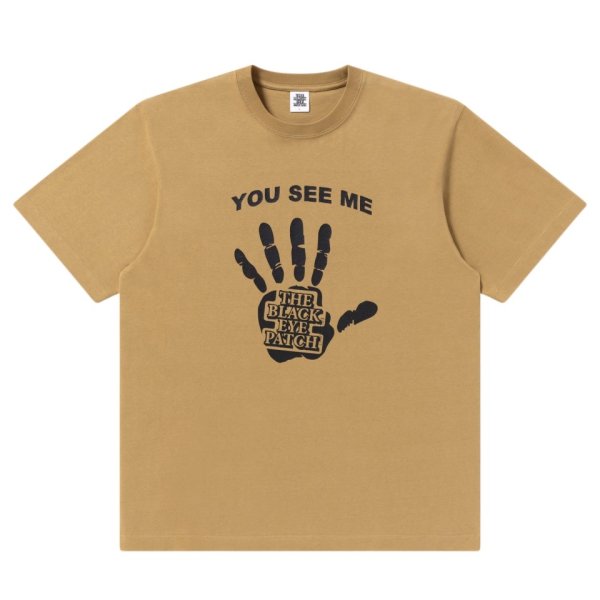 画像1: BlackEyePatch/TALK TO THE HAND TEE（SAND）