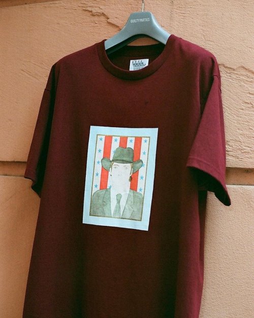 他の写真2: WACKO MARIA/世界平和プロジェクト / T-SHIRT（BURGUNDY）［プリントT-24春夏］