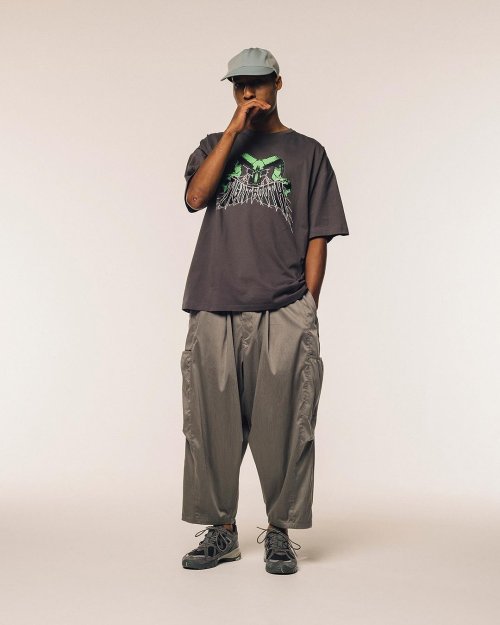 他の写真3: TIGHTBOOTH/STRIPE CROPPED CARGO PANTS（Grey）［ストライプクロップドカーゴパンツ-24夏］