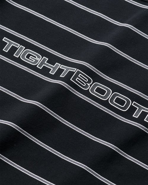 他の写真2: TIGHTBOOTH/LOGO BORDER T-SHIRT（Black）［ボーダーT-24夏］