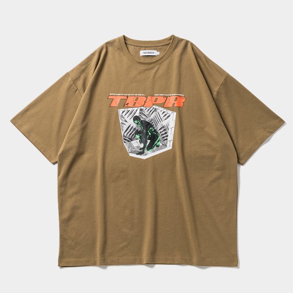 画像1: TIGHTBOOTH/LOST CHILD T-SHIRT（Olive）［プリントT-24夏］