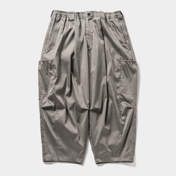 画像1: TIGHTBOOTH/STRIPE CROPPED CARGO PANTS（Grey）［ストライプクロップドカーゴパンツ-24夏］