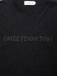 画像2: COOTIE PRODUCTIONS/Oversized S/S Tee（Embroidery）（Black）［オーバーサイズ刺繍T-24秋冬］ (2)