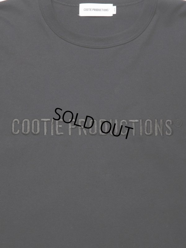 画像2: COOTIE PRODUCTIONS/Oversized S/S Tee（Embroidery）（Black）［オーバーサイズ刺繍T-24秋冬］