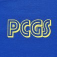 画像3: PORKCHOP/PCGS OVAL TEE（BLUE）［プリントT-24春夏］