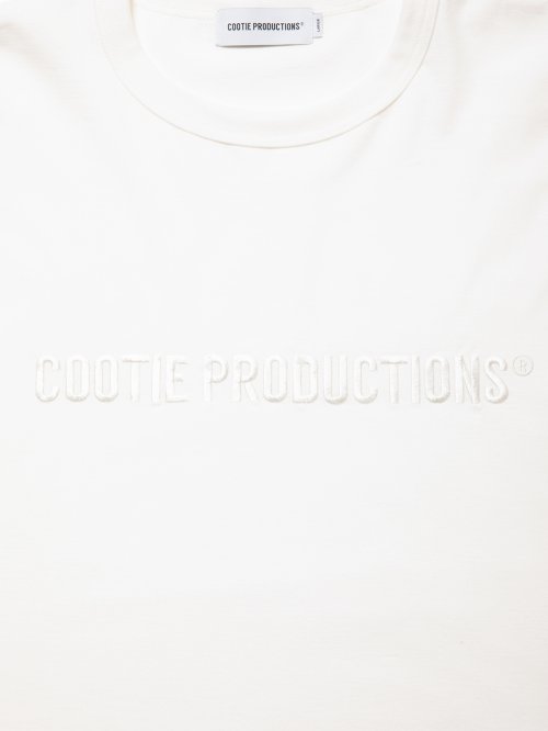 他の写真2: COOTIE PRODUCTIONS/Oversized S/S Tee（Embroidery）（White）［オーバーサイズ刺繍T-24秋冬］