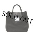 COOTIE PRODUCTIONS/Leather Tote Bag（Black）［レザートートバッグ-24秋冬］