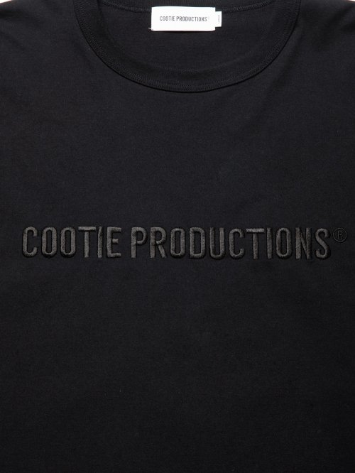 他の写真2: COOTIE PRODUCTIONS/Oversized S/S Tee（Embroidery）（Black）［オーバーサイズ刺繍T-24秋冬］