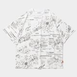 TIGHTBOOTH/ANALYZE T-SHIRT（White）［総柄プリントT-24夏］