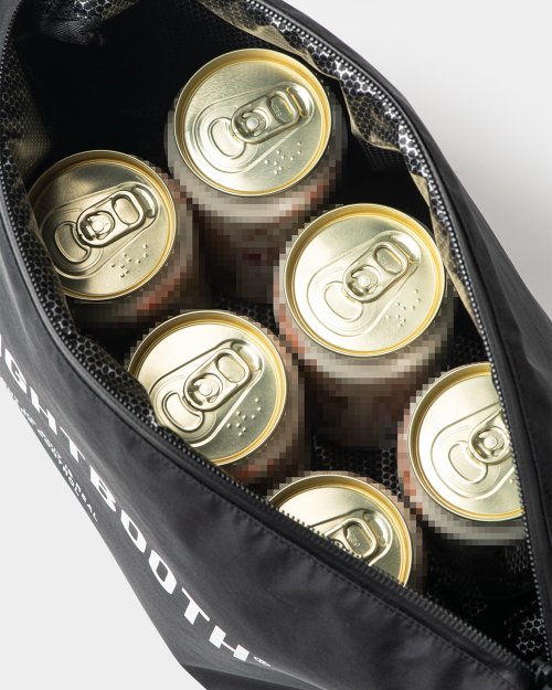 他の写真3: TIGHTBOOTH/LABEL LOGO COOLER POUCH（Black）［クーラーポーチ-24夏］