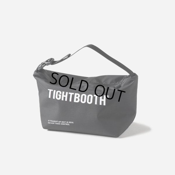 画像1: TIGHTBOOTH/LABEL LOGO COOLER POUCH（Black）［クーラーポーチ-24夏］