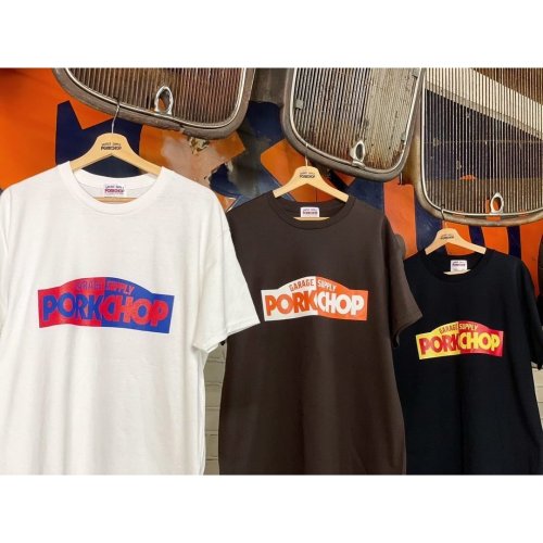 他の写真3: PORKCHOP/24 BLOCK LOGO TEE（BROWN）［プリントT-24春夏］