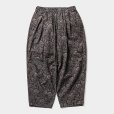 画像1: TIGHTBOOTH/RIPPLE PAISLEY BALLOON PANTS（Black）［ペイズリーバルーンパンツ-24夏］ (1)