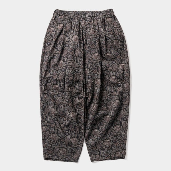 画像1: TIGHTBOOTH/RIPPLE PAISLEY BALLOON PANTS（Black）［ペイズリーバルーンパンツ-24夏］