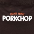 画像4: PORKCHOP/24 BLOCK LOGO TEE（BROWN）［プリントT-24春夏］ (4)