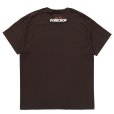 画像2: PORKCHOP/24 BLOCK LOGO TEE（BROWN）［プリントT-24春夏］ (2)