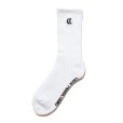 画像1: COOTIE PRODUCTIONS/Raza Middle Socks（White）［ミドルソックス-24秋冬］ (1)