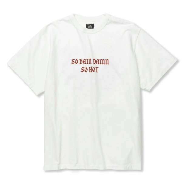 画像2: CALEE/BINDER NECK WING LOGO VINTAGE TEE ＜NATURALLY PAINT DESIGN＞（WHITE）［プリントT-24春夏］