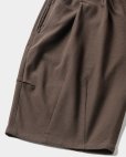 画像7: TIGHTBOOTH/HONEYCOMB BORDER BIG SHORTS（Brown）［ハニカムボーダービッグショーツ-24夏］