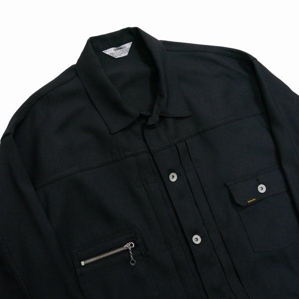 画像4: DAIRIKU/2pkt Polyester Jacket（Black）［2ポケットポリエステルJKT-24秋冬］