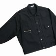 画像3: DAIRIKU/2pkt Polyester Jacket（Black）［2ポケットポリエステルJKT-24秋冬］ (3)