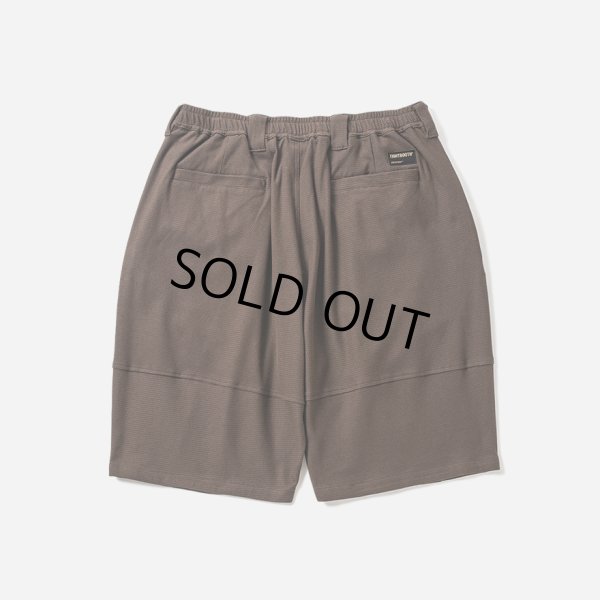 画像2: TIGHTBOOTH/HONEYCOMB BORDER BIG SHORTS（Brown）［ハニカムボーダービッグショーツ-24夏］