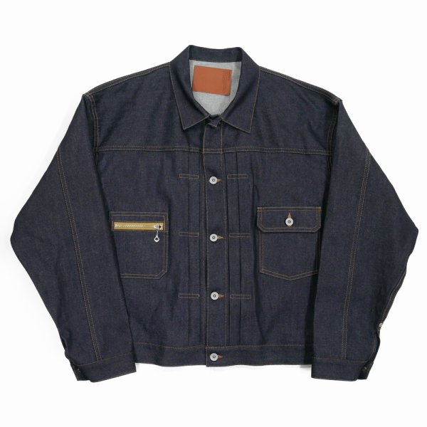 画像1: DAIRIKU/Rigid 2pkt Denim Jacket（Indigo）［2ポケットデニムJKT-24秋冬］