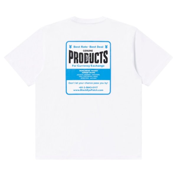 画像1: BlackEyePatch/GENUINE PRODUCTS SIGN TEE（WHITE）