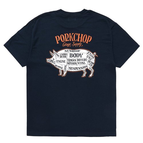 他の写真2: PORKCHOP/PORK BACK TEE（NAVY）［プリントT-24春夏］