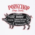 画像4: PORKCHOP/PORK BACK TEE（WHITE）［プリントT-24春夏］