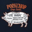 画像4: PORKCHOP/PORK BACK TEE（NAVY）［プリントT-24春夏］