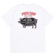 画像1: PORKCHOP/PORK BACK TEE（WHITE）［プリントT-24春夏］ (1)