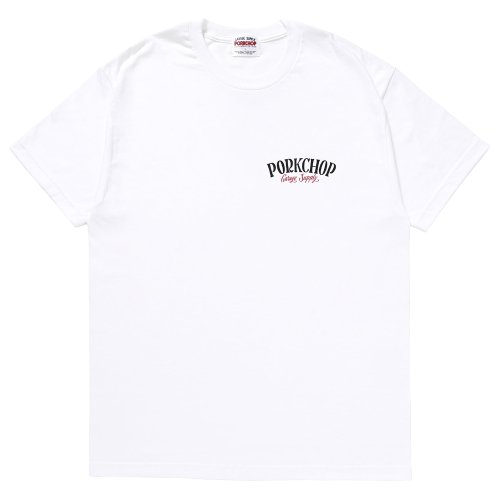 他の写真1: PORKCHOP/PORK BACK TEE（WHITE）［プリントT-24春夏］