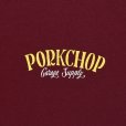 画像3: PORKCHOP/PORK BACK TEE（BURGUNDY）［プリントT-24春夏］ (3)