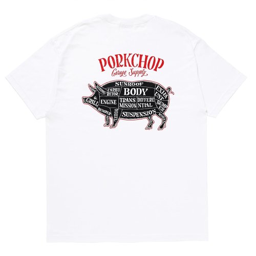 他の写真2: PORKCHOP/PORK BACK TEE（WHITE）［プリントT-24春夏］