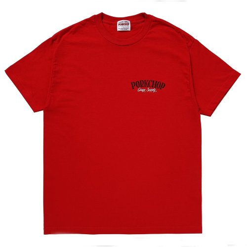 他の写真1: PORKCHOP/PORK BACK TEE（RED）［プリントT-24春夏］