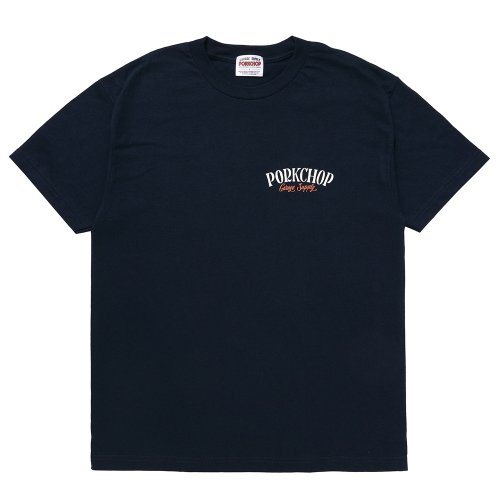 他の写真1: PORKCHOP/PORK BACK TEE（NAVY）［プリントT-24春夏］