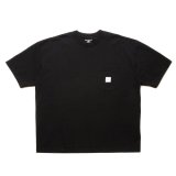 COOTIE PRODUCTIONS/Garment Dyed Error Fit S/S Tee（Black）［エラーフィットポケT-24秋冬］