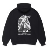 WACKO MARIA/BOB MARLEY / HOODED SWEAT SHIRT（BLACK）［プルオーバーパーカー-24秋冬］