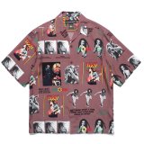 WACKO MARIA/BOB MARLEY / HAWAIIAN SHIRT（BURGUNDY）［ハワイアンシャツ-24秋冬］