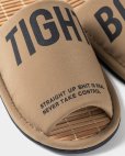 画像7: TIGHTBOOTH/BIG LABEL ROOM SANDAL（Khaki）［ルームサンダル-24夏］