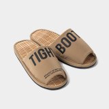 TIGHTBOOTH/BIG LABEL ROOM SANDAL（Khaki）［ルームサンダル-24夏］