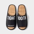 画像2: TIGHTBOOTH/BIG LABEL ROOM SANDAL（Black）［ルームサンダル-24夏］ (2)